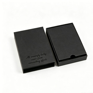 Custom Luxury Pull-Out Slide <b>Box</b> 5 <b>Pack</b> Child Resistant Black Cardboard Paper <b>Box</b> for Cigar Packaging - Product Image 6