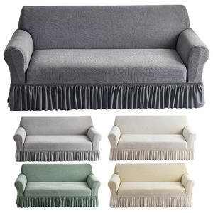 Capa de Sofá <span class=keywords><strong>Jacquard</strong></span> Fashion Elástica Universal para Sala de Estar Protetor de Sofá para Animais de Estimação Anti-sujeira Decoração de Casa - Product Image 2