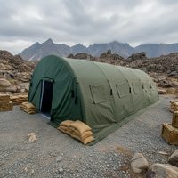 Tente souterraine gonflable haute pression, résistante au feu, imperméable, coupe-vent, sécurisée, durable, abri de survie anti-bombe