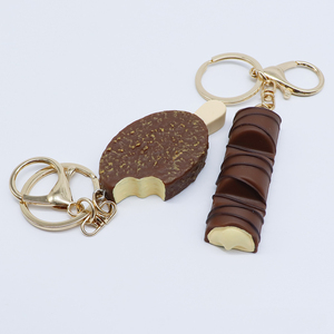 Mini Portachiavi a Forma di Cioccolato, Divertenti Portachiavi a Forma di Gelato e Torta <span class=keywords><strong>Kinder</strong></span>, Ciondoli per Borsa da Donna, Gioielli - Product Image 4