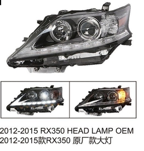 ไฟหน้าแบบ RX USA สำหรับ <span class=keywords><strong>RX270</strong></span> 2012 2015 <span class=keywords><strong>Lexus</strong></span> RX350ไฟหน้า RX450H ฮาโลเจน & HID - Product Image 5