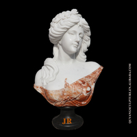 Buste de femme en marbre sculpté à la main, classique, célèbre, en pierre, statue de Diana