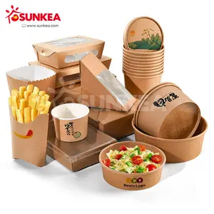 Restaurant Take Out Pizza Boxes Salad Containers Food Containers