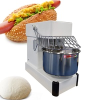 Mélangeur à Pâte Commercial Électrique Portable 60L 25kg en Acier Inoxydable de Haute Qualité pour Boulangerie, Machine à Farine Silencieuse pour Snacks et Pizzas