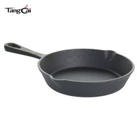 TANGCAI 2026 Set 3 Wajan Besi Cor Tanpa Lapisan, Sudah Dipanggang, Ramah Lingkungan, Minimalis