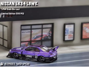 1:64 Nissan GT-<span class=keywords><strong>R</strong></span> R35 Lb <span class=keywords><strong>r</strong></span>ộng cơ thể Hợp kim nhôm Diecast sửa đổi xe mô hình-Quà Tặng - Product Image 3