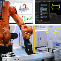 Sistema de Visión 3D KUKA de Alta Precisión, Gran Campo de Visión, Anti-Luz Ambiental, Cámara 3D, Panel PC Integrado, Robot Despaletizador