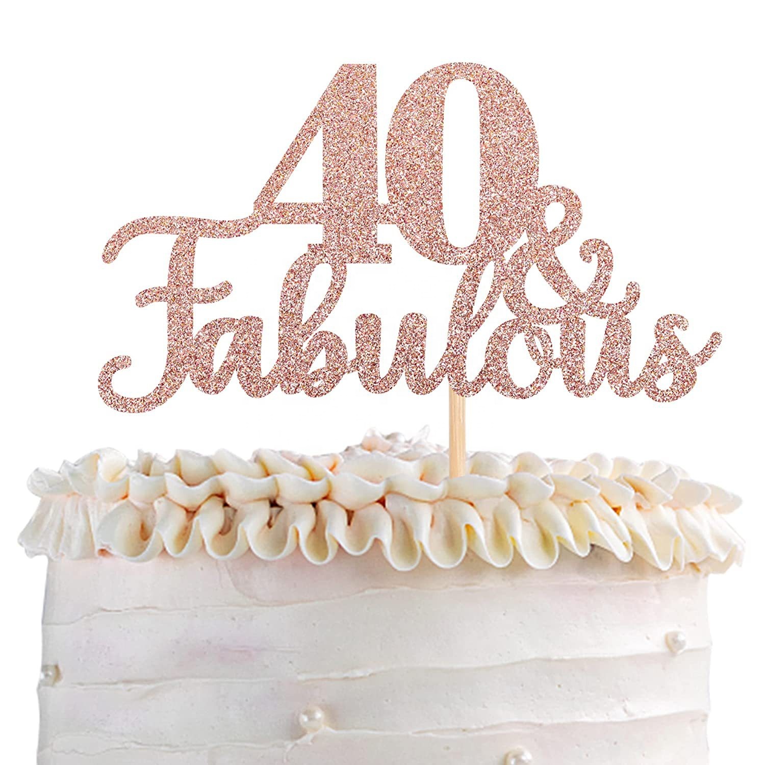Número 21 Cupcake Toppers, Veintiún Selecciones De Comida