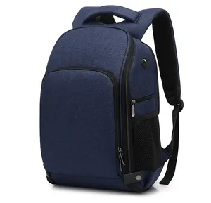 Yeni su geçirmez açık mavi kutu Video çanta darbeye dayanıklı özelleştirilebilir kamera mumlu keten sırt çantası erkekler için kamera çantası Dslr