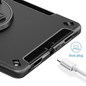 เคสแท็บเล็ตพร้อมขาตั้งหมุนได้ 360 องศา ช่องใส่ปากกา สายคล้องข้อมือแบบไม่แตกหัก สำหรับ Samsung <span class=keywords><strong>Tab</strong></span> <span class=keywords><strong>S7</strong></span> <span class=keywords><strong>FE</strong></span> 12.4 นิ้ว รุ่น <span class=keywords><strong>SM</strong></span>-T733 <span class=keywords><strong>SM</strong></span>-<span class=keywords><strong>T735</strong></span> - Product Image 3