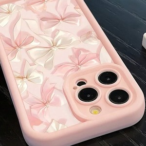 Funda para teléfono iPhone 16 Pro Max, lazo de seda, funda protectora a prueba de golpes con borde completo - Product Image 2