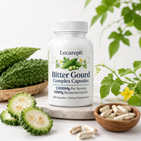 Complément Alimentaire Naturel à Base de Melon Amer, Extrait de Fruit de Melon Amer, Capsules Complexes pour la Perte de Poids