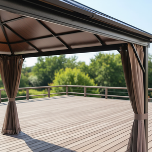 YIZAN YIZAN-3096 Gazebo de <span class=keywords><strong>jardin</strong></span> moderne de haute qualité <span class=keywords><strong>pour</strong></span> l'extérieur, avec <span class=keywords><strong>toit</strong></span> double en alliage d'aluminium, écologique, antirouille, design soigné - Product Image 6