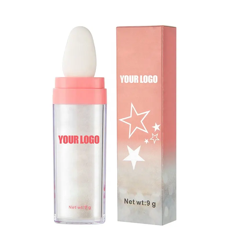 Hot Sale Shimmer Glitter 3 Colors Loose Highlighter Powder Long Lasting Brightening Highlight Polvo De Hadas Makeup
