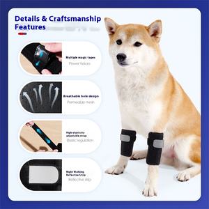 La nuova gamba flessibile del cane copre l'equipaggiamento protettivo ausiliario Anti-urto per cani anziani che ammortizza le lesioni articolari per animali domestici - Product Image 2