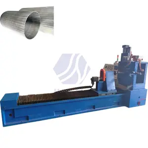 Automatic Stainless Steel Slot Seieve Plate Wedge Wire Screen Pipe Tube Welding Machine for Oil Filter Casing Tube