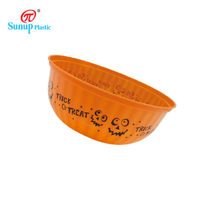Ciotola Rotonda per Budino Decorativa <span class=keywords><strong>di</strong></span> Halloween in <span class=keywords><strong>Plastica</strong></span> Facile da Pulire Personalizzabile Sostenibile a Forma <span class=keywords><strong>di</strong></span> Zucca - Product Image 5