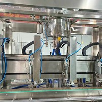 Pengisi mesin pengisi piston jam saus sarang burung walet otomatis kapasitas produksi tinggi