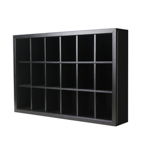 18-lưới MDF khung gỗ hiển thị Kệ thủ công lưu trữ sáng tạo tổ chức với con số nhỏ và hộp bóng thu nhỏ - Product Image 6