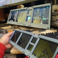 Pantalla Secundaria para Simulador de Vuelo Airbus A320, Instrumento Periférico, Simulador Fanatec, Simulación de Carreras