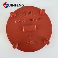 JINFENG Système de protection contre l'incendie Cast Technics Raccord de tuyau rainuré et surface de peinture pour gicleurs d'incendie et lutte contre l'incendie