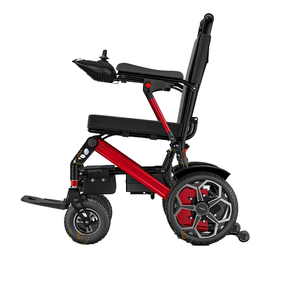 Silla de ruedas eléctrica ultraligera con batería de litio de 12A, diseño plegable portátil con control remoto hecho de aleación de aluminio - Product Image 4