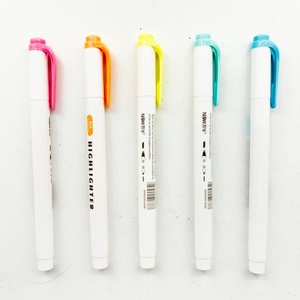 Papelería Escolar, Acuarelas de Doble Punta, 5 Colores, Marcadores de Arte de Punta Fina, Juego de Pinturas, Caligrafía, Rotulador de Pincel No Tóxico para Niños - Product Image 6