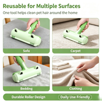 Rouleau anti-poils réutilisable pour animaux domestiques, nettoyeur de poils, outil de toilettage pour canapé, tapis, literie, vente en gros