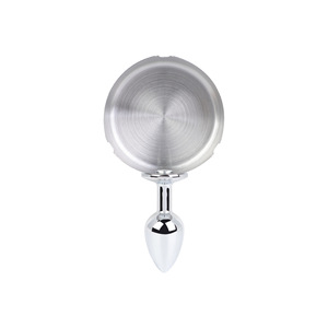 Consolador Anal de acero inoxidable dorado/plateado 100% impermeable BDSM Butt Plug juguete sexual para adultos - Product Image 5