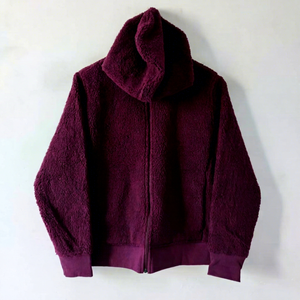 Unisex Fleece Hooded <b>Zip</b>-<b>Up</b> <b>Jacket</b> Regular Fit Casual Winter Wear - Product Image 1
