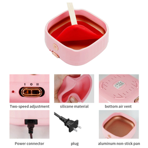 Chauffe-<span class=keywords><strong>cire</strong></span> 4-en-1 en silicone antiadhésif pour épilation, machine à <span class=keywords><strong>cire</strong></span>, pot de fusion de <span class=keywords><strong>cire</strong></span>, épilateur chauffant - Product Image 2