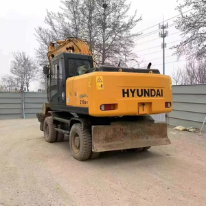 Excavadora Usada Hyundai R210w-7/R210w-9 de 21 Toneladas, Motor y Caja de Cambios con Control PLC, Fácil Mantenimiento, en Venta - Product Image 5