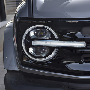 Lámparas delanteras de coche para <span class=keywords><strong>Ford</strong></span> <span class=keywords><strong>Bronco</strong></span> 2021-2024 LED Auto faros montaje actualización alta calidad 2 proyector lente accesorios de coche - Product Image 5