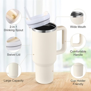Vaso de Vino Aislado al Vacío de Acero Inoxidable de 1200 ml con Tapa y Pajita, Diseño Personalizado, Taza de Oficina - Product Image 4