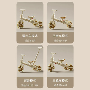 Bicicleta de equilibrio Cadnoom para niños, 3 en 1, plegable, ligera, para niños pequeños de 1 a 6 años - Product Image 5