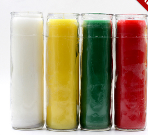 Velas de 7 Días Personalizadas al por Mayor con Etiqueta, Colores Arcoíris, para Rituales de Dinero, Chakra, Oración, Espirituales, Religiosas y Conmemorativas - Product Image 6