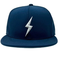 Casquette de jeu SMART FIT Performance avec perforations laser, imperméable, 6 panneaux, visière plate, fermeture snapback, avec logo brodé 3D Flash