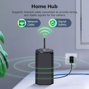 Kit combiné caméra solaire 4 canaux avec répéteur Wi-Fi et hub domestique, système de surveillance de sécurité CCTV sans fil extérieur couleur à faible consommation - Product Image 5