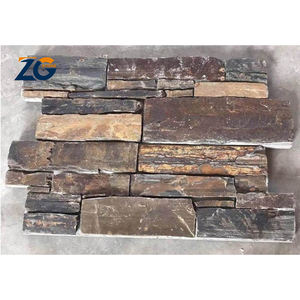 Zgstone Goedkope Prijs Cultuur Steen Leisteen Bekleding Ontwerp Steen Natuurlijke Leisteen Buitenmuur Fineer Tegels Landschapsarchitectuur Stenen - Product Image 3