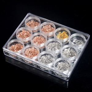 Acrylic Rõ Ràng Container Bead Khoang Nhựa Rỗng Jar BX014 Cho Trang Trí Móng Tay Và <span class=keywords><strong>Glitter</strong></span> Bead Lưu Trữ Hộp - Product Image 1