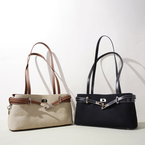 2026 Early Spring New High-end Sense Niche Design <b>Medium</b> Zipper Underarm Shoulder Shopping <b>Bag</b> Trendy All-match - Product Image 2