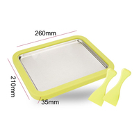 Machine à glace roulée, plaque à gelato instantanée, glace maison DIY pour des activités ludiques parent-enfant pour les familles
