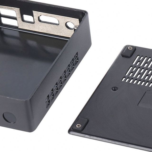 Mini ITX Cube PC Case Industrial Rack Mount White High Airflow Cooling Aluminium Desktop Motherboard Gaming SFF Computer