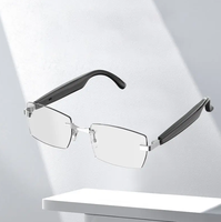 Nouvelles lunettes intelligentes Lunettes de soleil Casque sans fil IPX-5 Étanche Vidéo 1080p Traduction IA haut de gamme Cadre en métal Magnétique