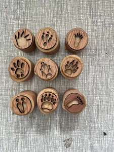 Giocattolo cognitivo animale creativo per bambini timbro in legno giocattolo divertente animale impronta timbro - Product Image 6