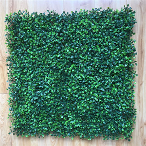 Panneau mural végétal artificiel vert LUYI à expédition rapide et tarif réduit pour la décoration de la maison et du jardin - Product Image 2