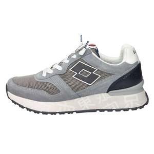 Lotto Leggenda Men's <b>Sneakers</b> Grey 40-46 4.5 Cm Heel <b>Canvas</b> Trendy Shoes - Product Image 1