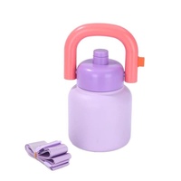 Bouteille d'eau sport isotherme en acier inoxydable 316L grande capacité, écologique, avec paille, design anti-chute, style moderne, pour la maison