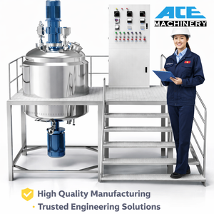 Máquina Mezcladora de 1000L para Líquido Lavavajillas, Precio de Máquina Homogeneizadora de Jabón Líquido, Máquina para Hacer Champú de 1000L - Product Image 5