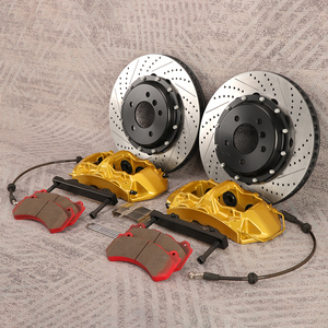 Kit Pinza Freno Anteriore a 6 Pistoncini con Disco Forato e Baffato da 380mm di Fabbrica per <span class=keywords><strong>BMW</strong></span> E92 M3 da 20 Pollici - Product Image 3